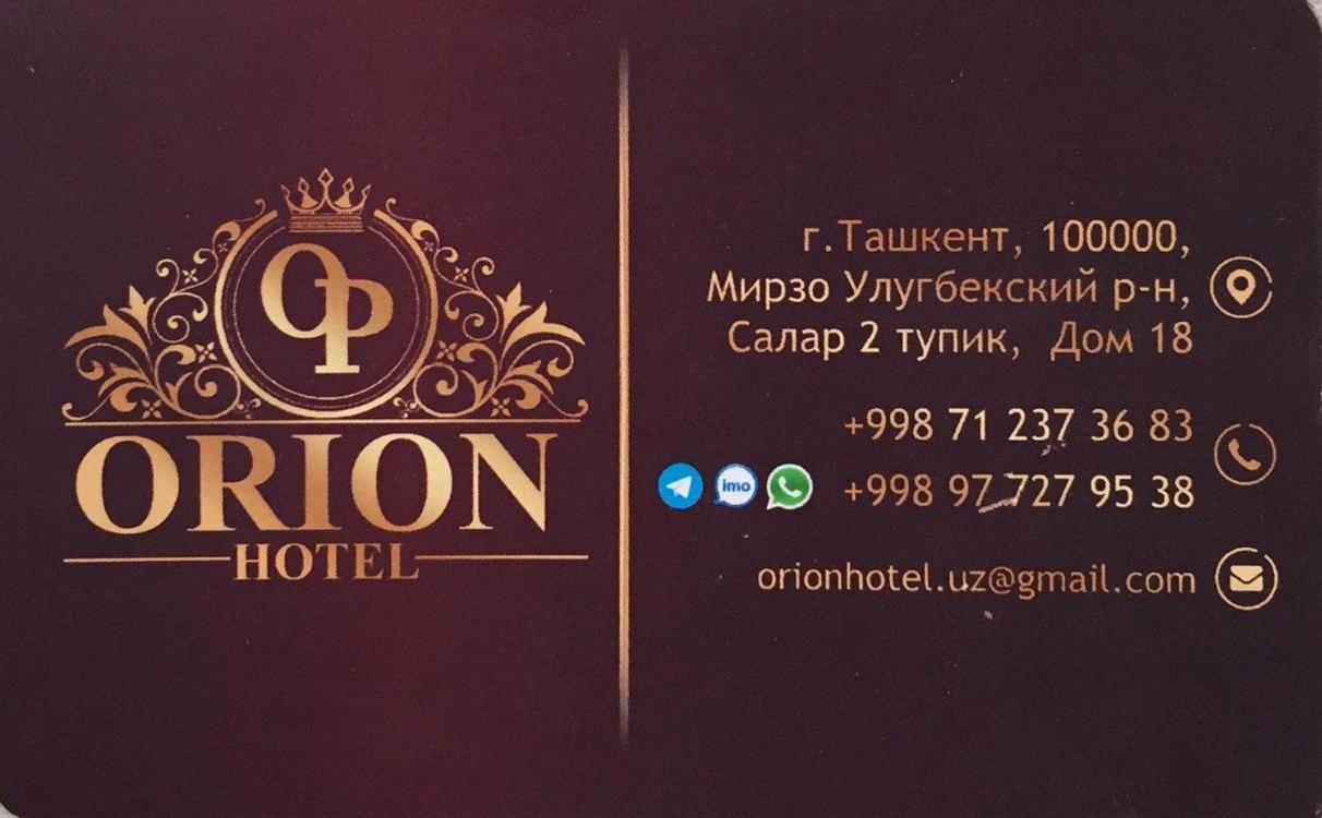 Orion Hotel Tashkent Exterior foto